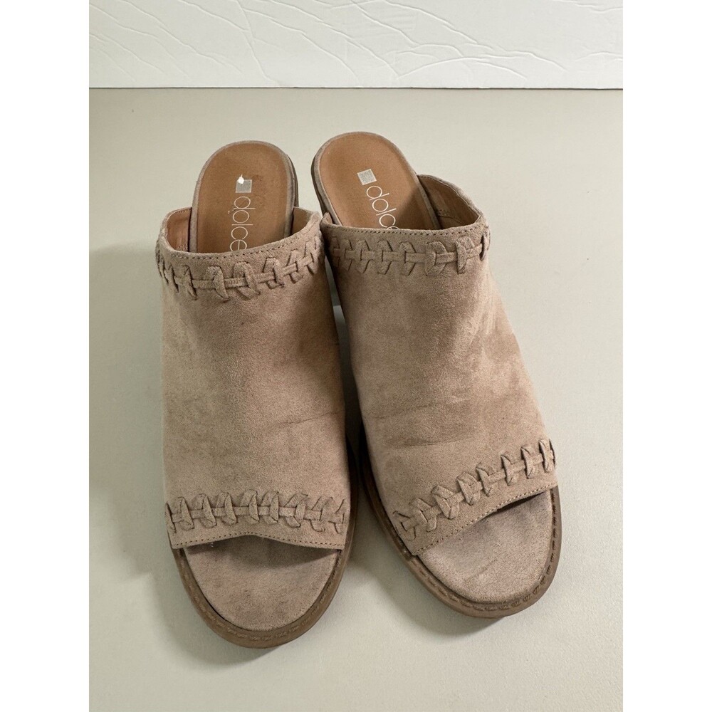 Dolcetta Blaine Open Toe Espadrilles Sandals Shoes Lt Clay Brown Size 8